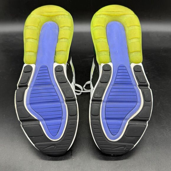 Nike Air Max 270 Women's Size 6.5 Running Shoes White Black AH6789-116 - Picture 7 of 8